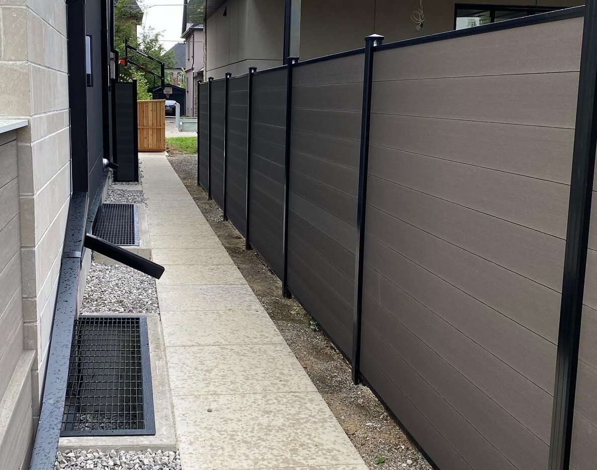 metal composite fence canada