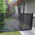 horizontal metal fence canada