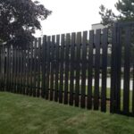 aluminum vertical metal fence